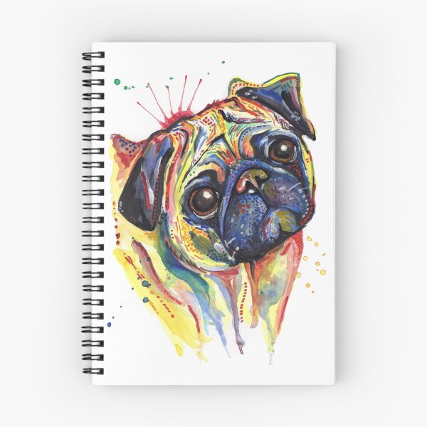 Item preview, Pug Art Print  Painting Gift, Pug Gift designed and sold by greyhoundarts.