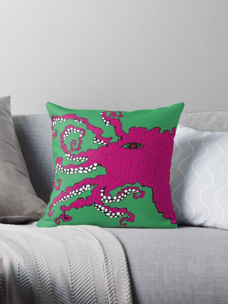 Octopus Throw Pillow