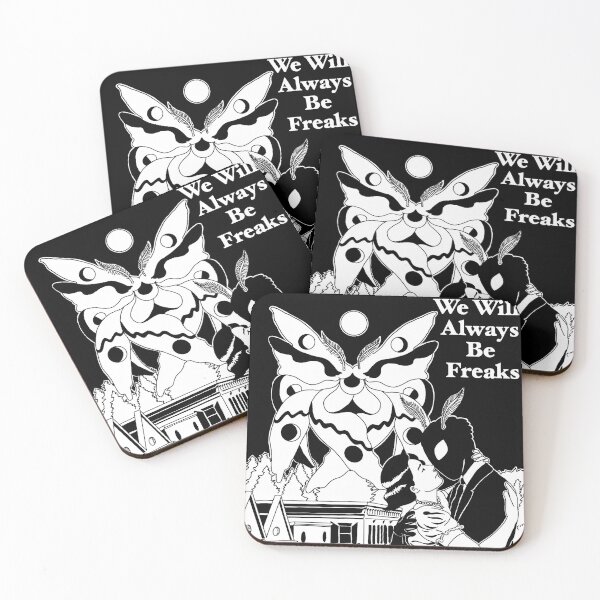 Item preview, "We Will Always Be Freaks" Mothman Vintage Movie Poster designed and sold by samlevisshop.