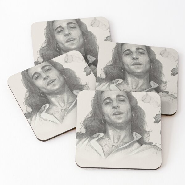 Item preview, Damiano David, Måneskin, FanART, Pencil Sketch designed and sold by TendaLee.