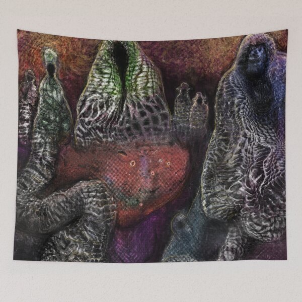 Item preview, Cloaked Valley (Red) designed and sold by Brain Dead Philosophy .