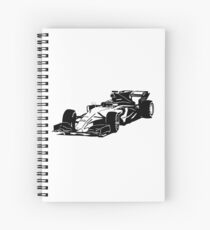 Formula 1 Racing Spiral Notebook