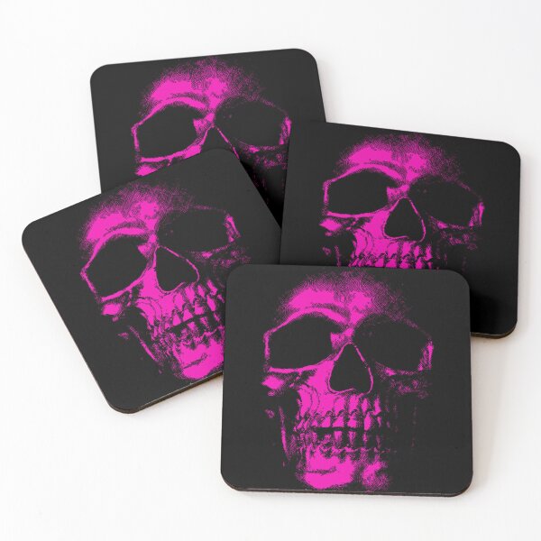 Item preview, Cool SKULL skull design neon pink effect designed and sold by Shirtilike.