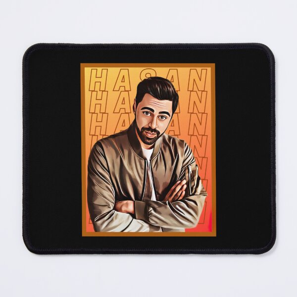 Item preview, Hasan Minhaj Aesthetic Cool Cartoonist Artwork designed and sold by GeekDownTshirt.