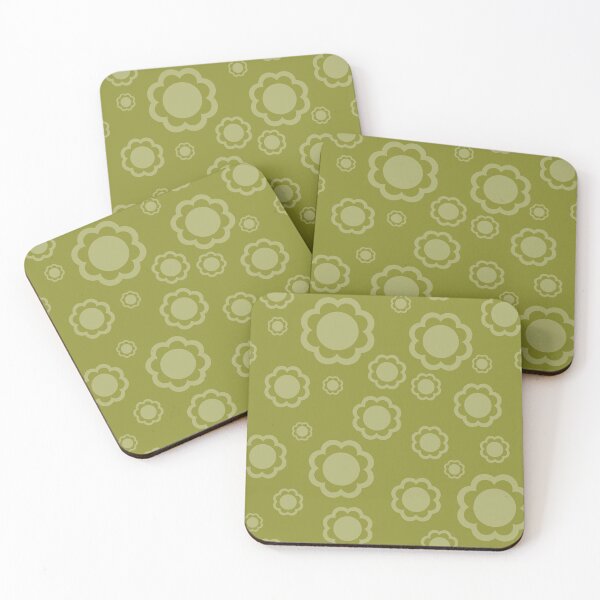 Item preview, Flowers seamless pattern - olive designed and sold by Bunchable.