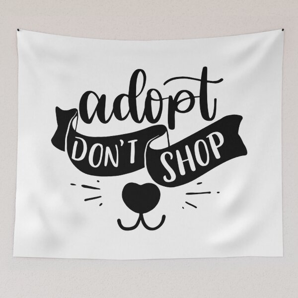 Item preview, Don't Shop, Adopt, Save a Life;  I Love My Dog designed and sold by davidmurtagh.