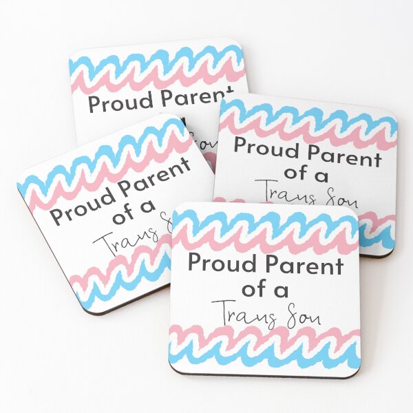 Item preview, Proud Parent of a Trans Son on Transparent Background designed and sold by Kari Nichols.