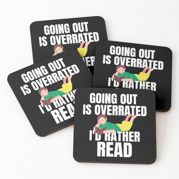 Item preview, Going Outside Is Highly Overrated - I'd Rather Read designed and sold by shmodev.