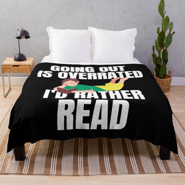 Item preview, Going Outside Is Highly Overrated - I'd Rather Read designed and sold by shmodev.