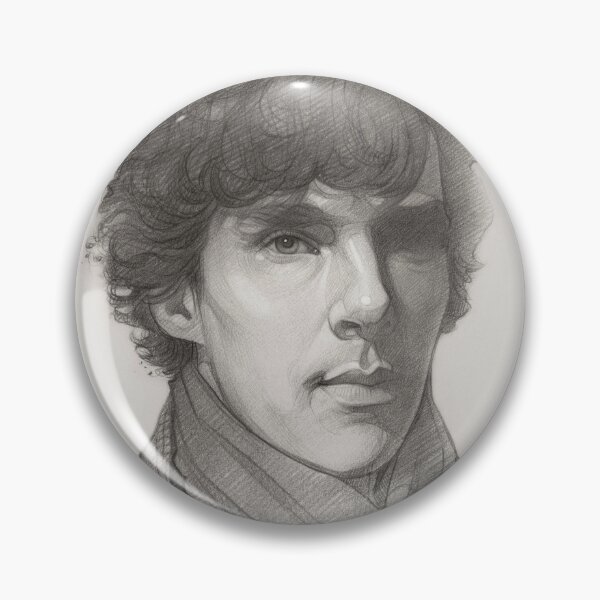 Artikelvorschau, Sherlock, Benedict Cumberbatch, Bleistiftporträt entworfen und verkauft von TendaLee.