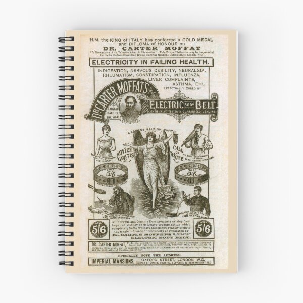 Item preview, Antique Dr. Carter Moffat’s Electric Belt advertising poster, Quack Medicine, Angel, Engraving Style designed and sold by hjsmith.