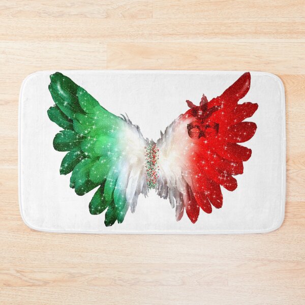 Item preview, Italy Flag Angel Wings Roma Venice Glitter designed and sold by Jolly-Yosei.
