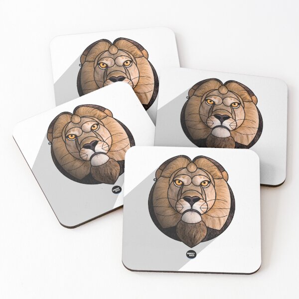 Item preview, LION - BLANCO - Panthera leo designed and sold by Rhotorico.