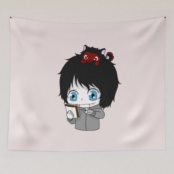 Item preview, jeff the killer and smile dog designed and sold by EveryCuteThings.
