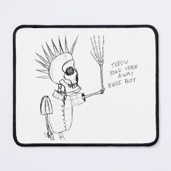 Item preview, THROW YOUR HORN AWAY RUDEBOY designed and sold by Michael Stewart.