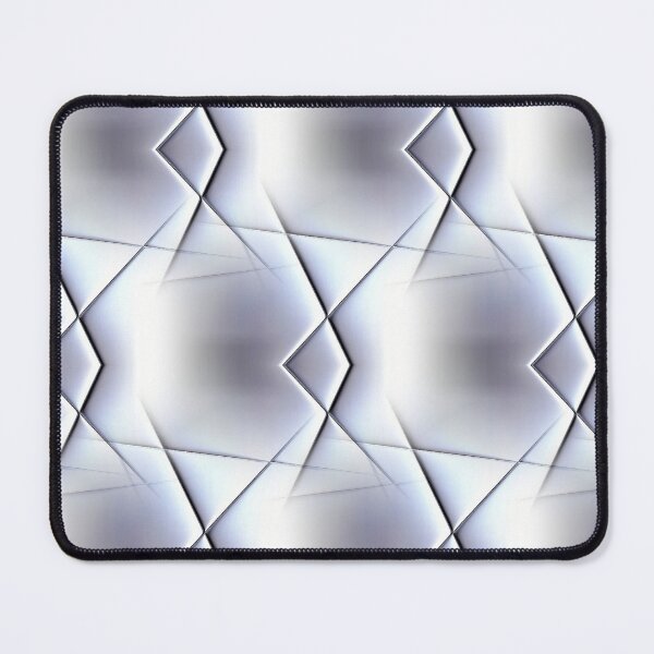 Item preview, Silver Black Sharp Broken Lines Pattern designed and sold by PuuuurfectAngel.