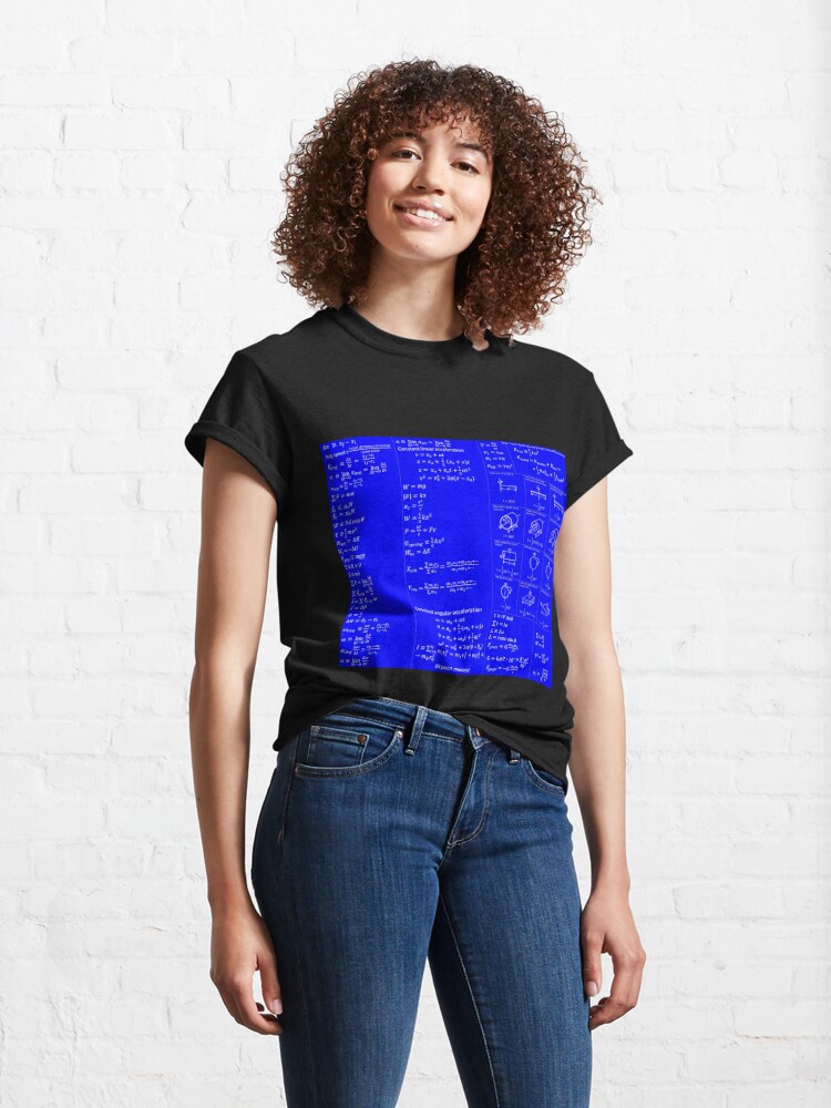 Alternate view of Physics Equations Classic T-Shirt