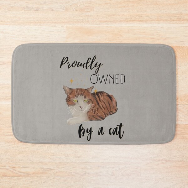 Item preview, Proudly owned by a cat - happy cat owner (red tabby) designed and sold by SonjaNeuroth.