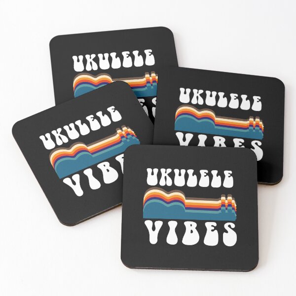 Item preview, Ukulele vibes quote vintage and white designed and sold by NerdnGeekshop.