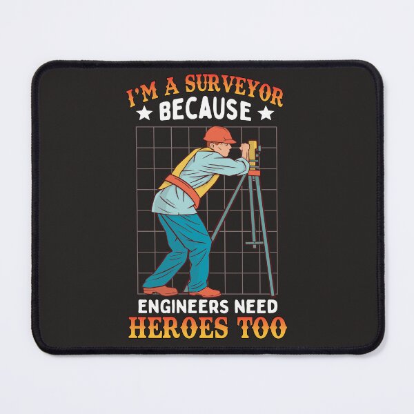 Item preview, Surveyor Cartoon Quote designed and sold by MrEddie10.