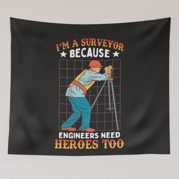 Item preview, Surveyor Cartoon Quote designed and sold by MrEddie10.