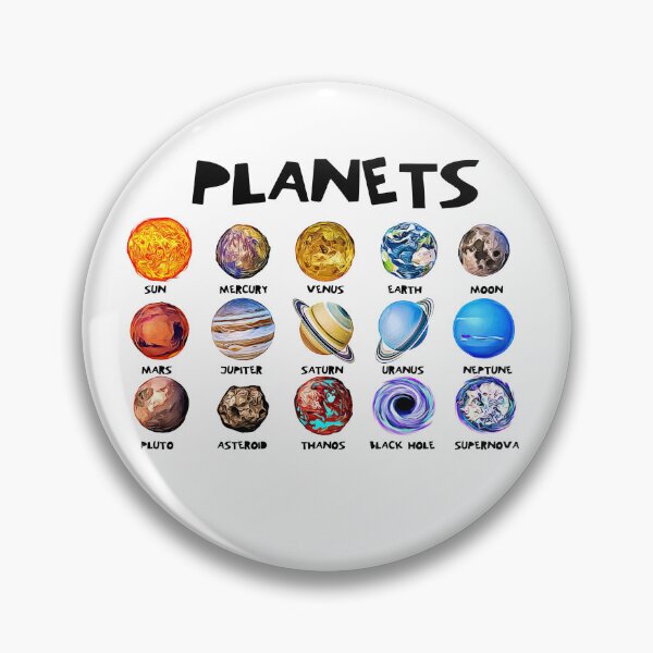 Artikelvorschau, Planeten entworfen und verkauft von Rosaliartbook.