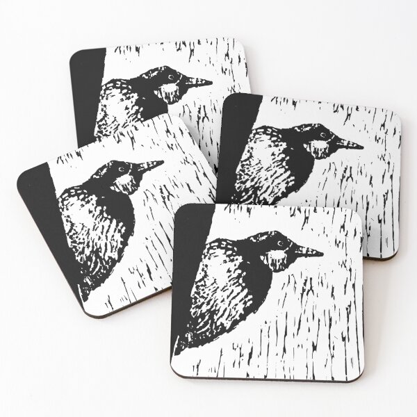 Item preview, Acorn Wood Pecker art print designed and sold by JenJoiner.