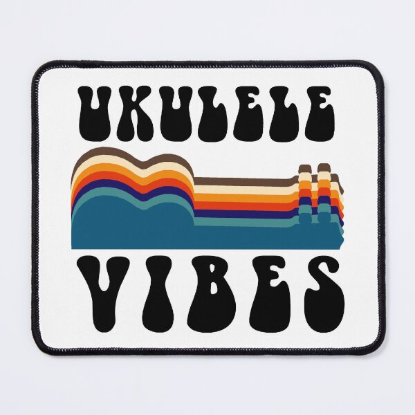 Item preview, Ukulele vibes quote vintage and black designed and sold by NerdnGeekshop.