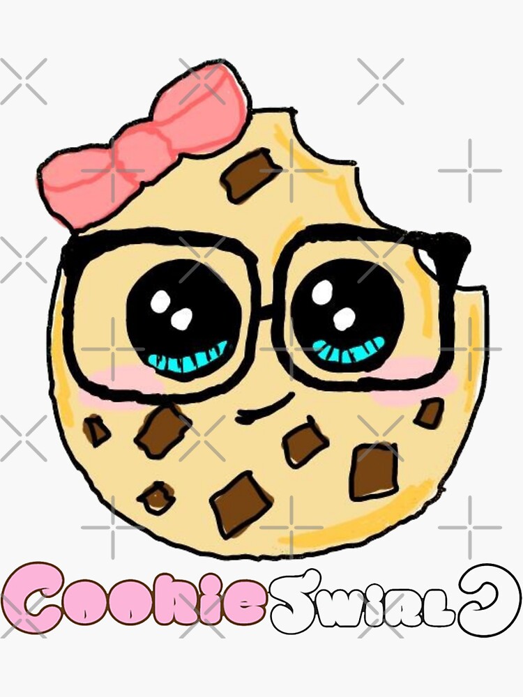 "Cute Cookieswirl c, cookieswirlc world No stroke" Sticker by maduri