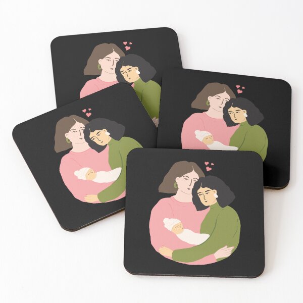 Item preview, 1 Kid, 2 Moms, 3 Hearts Full Of Love designed and sold by BeNoOne.