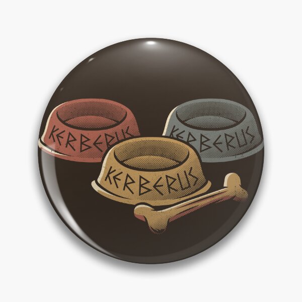 Item preview, Cerberus x 3 Dog Food Bowl by Tobe Fonseca designed and sold by Tobe Fonseca®.