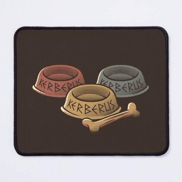 Item preview, Cerberus x 3 Dog Food Bowl by Tobe Fonseca designed and sold by Tobe Fonseca®.
