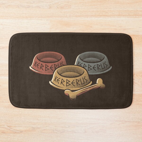 Item preview, Cerberus x 3 Dog Food Bowl by Tobe Fonseca designed and sold by Tobe Fonseca®.