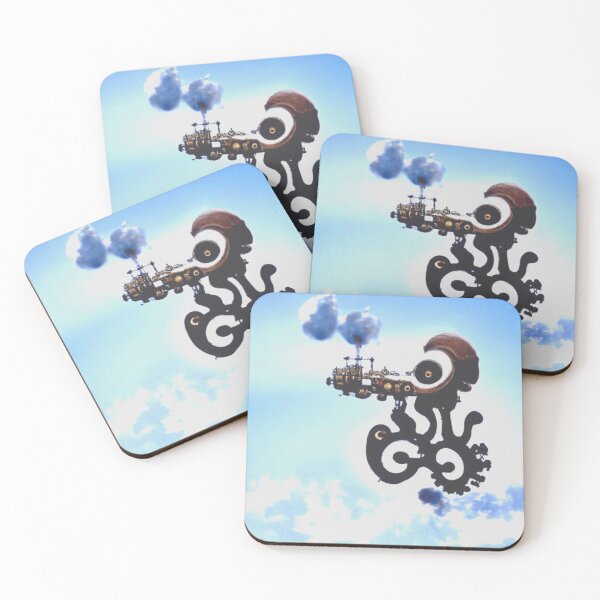 Item preview, Steampunk flying octopus designed and sold by Zevy-Darling.