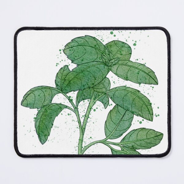 Item preview, Watercolor Culinary Herbs: Basil designed and sold by LittleSunShoppe.