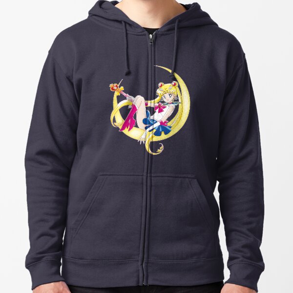 Bishoujo Senshi Sailor Moon S (Art Outline) Zipped Hoodie