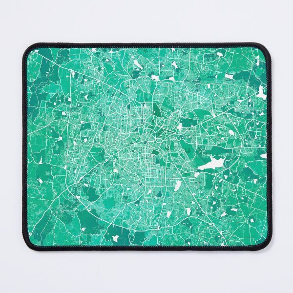 Item preview, Bengaluru City Map of Karnataka, India - Watercolor designed and sold by deMAP.