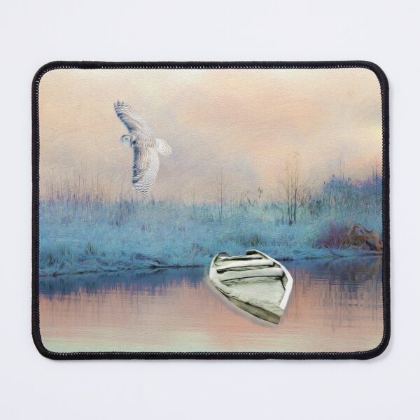 Item preview, Snowy Owl Above Frosted Shore designed and sold by FineArtography.