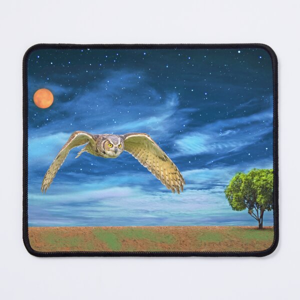 Item preview, Great Horned Owl at Night designed and sold by FineArtography.