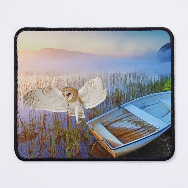 Item preview, Barn Owl and Boat designed and sold by FineArtography.