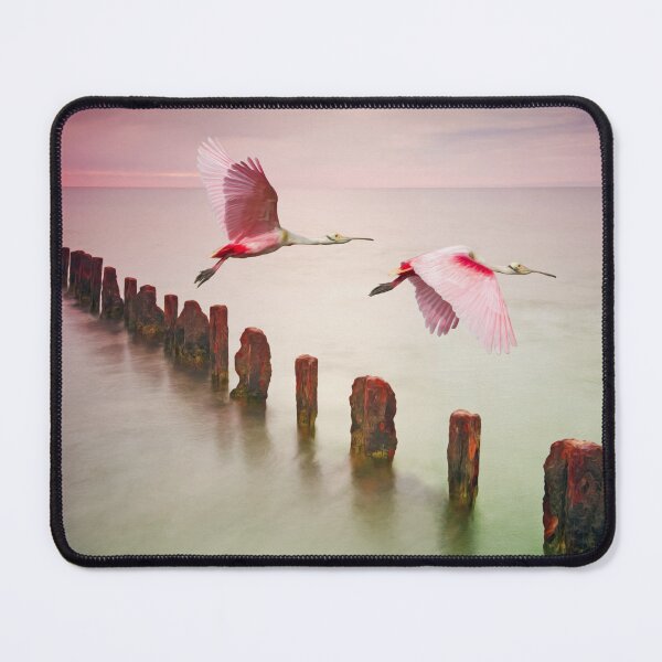 Item preview, Soaring Roseate Spoonbills designed and sold by FineArtography.
