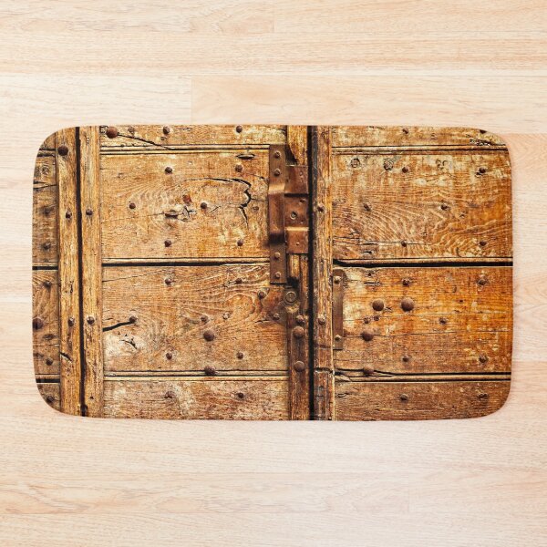 Item preview, Old Weathered Wooden Door Rusty Latch and Nails designed and sold by Anna Lemos.