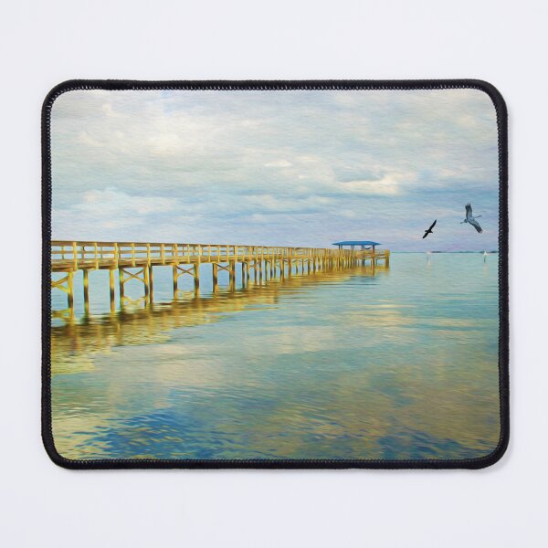 Item preview, Florida Harbor Pier at Dusk designed and sold by FineArtography.
