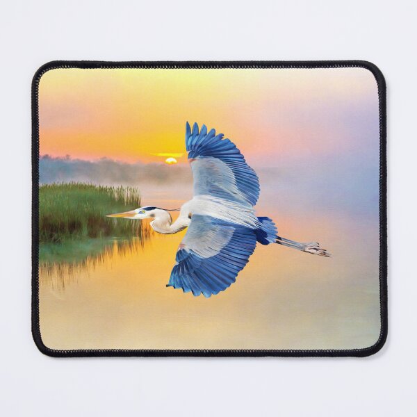 Item preview, Great Blue Heron at Sunset designed and sold by FineArtography.