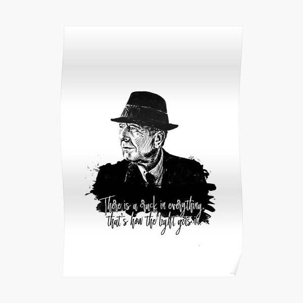 Leonard Cohen Poster