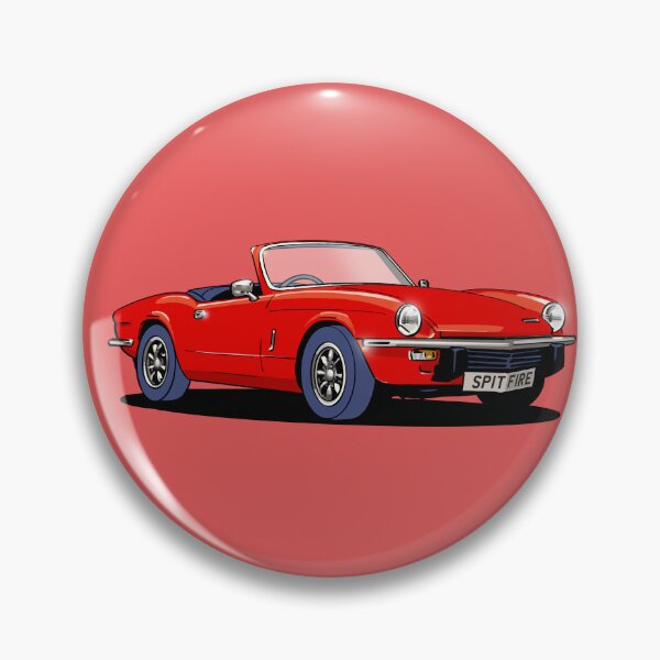 Item preview, Triumph Spitfire Mk. IV in red designed and sold by Webazoot Industries - Car Art.