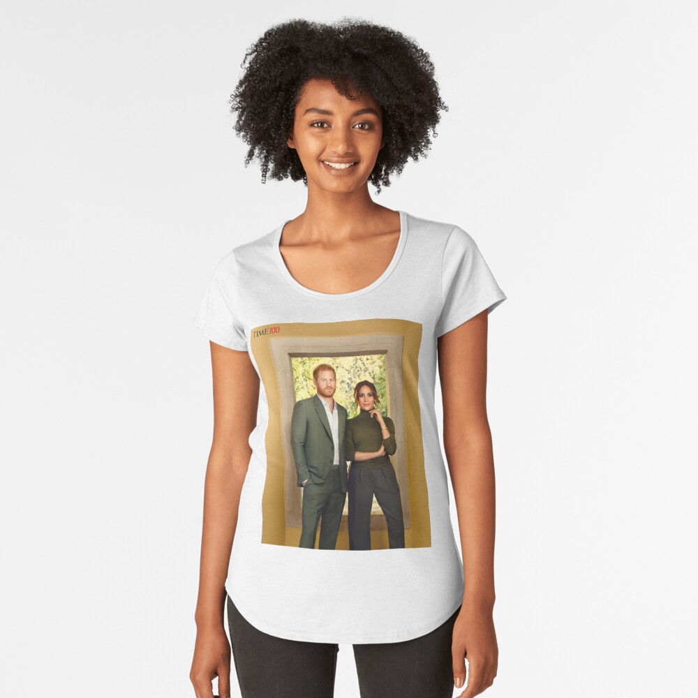 Meghan Markle and Prince Harry Premium Scoop T-Shirt