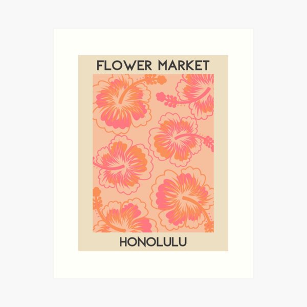 Item preview, Flower Market - Honolulu designed and sold by Julia Santos.