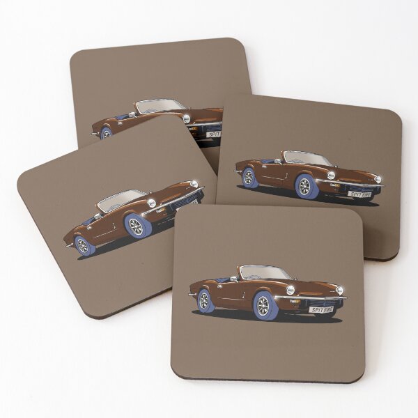Item preview, Triumph Spitfire Mk. IV in brown designed and sold by Webazoot Industries - Car Art.