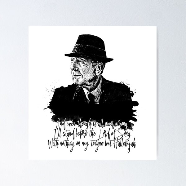 Item preview, Leonard Cohen designed and sold by Otracreativa Prints.